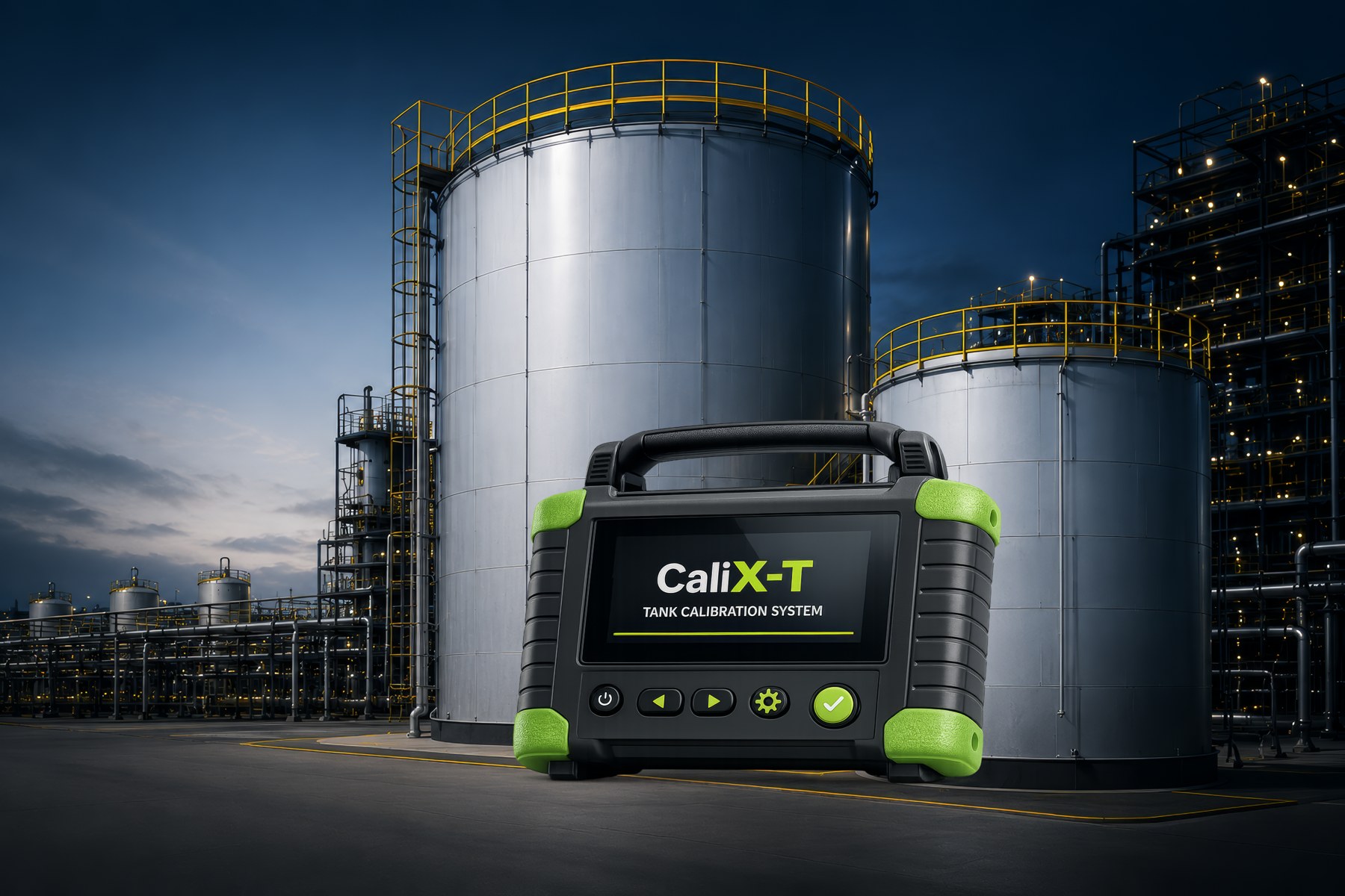 CaliX-T tank calibration service for industrial storage tanks