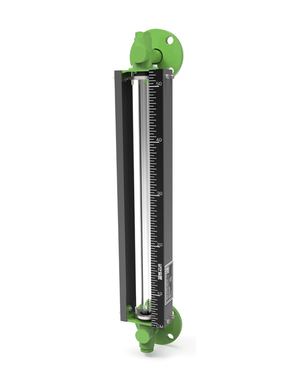LGT tubular level gauge – angled view